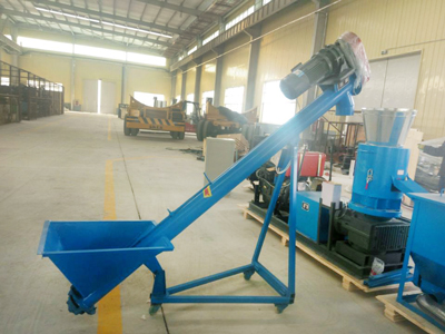 Screw feeder and diesel pellet machine exported to Philippine
